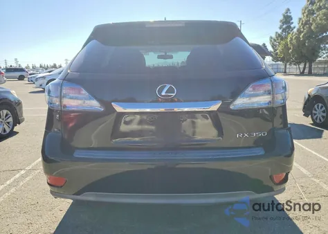 2011 Lexus Rx 350 z USA, uszkodzony, nr VIN 2T2BK1BA6BC085462